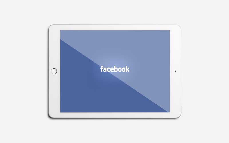 Facebook am Tablet